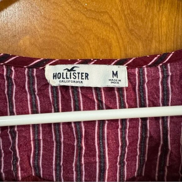 Hollister Red Striped Jumpsuit Size Medium - Picture 4 of 5